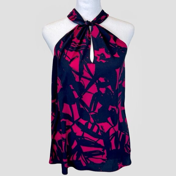 Women's Cross Front Tie Halter Top, Size XS - Picture 9 of 9